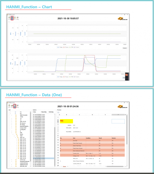 HANMI PLC 通信 Monitoring Program